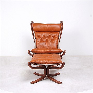 Sigurd Ressell Style: Falcon Chair - Wood Frame