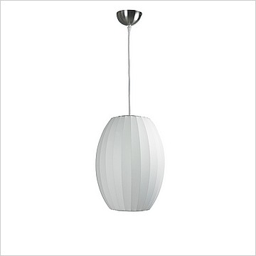 George Nelson Style: Tall Ceiling Lamp Pendant