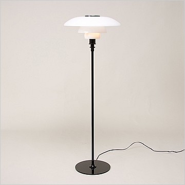 Poul Henningsen Style: PH Glass Floor Lamp