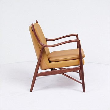 Web Special: Chair 45 - Driftwood Tan Leather