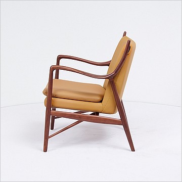 Web Special: Chair 45 - Driftwood Tan Leather
