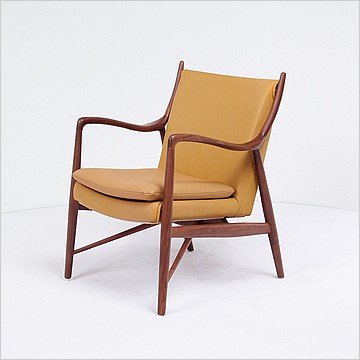 Web Special: Chair 45 - Driftwood Tan Leather