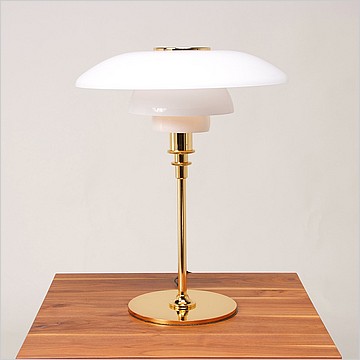 Poul Henningsen Style: PH Glass Table Lamp - Large
