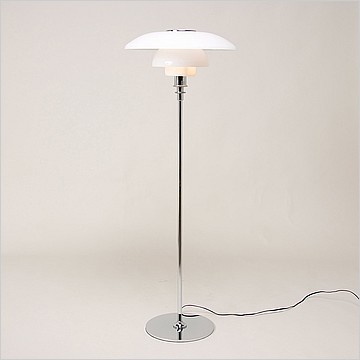 Poul Henningsen Style: PH Glass Floor Lamp