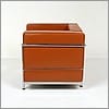 Le Corbusier Style LC2 Chair - Honey Tan - View 6