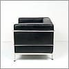 Le Corbusier Style LC3 Chair - Smooth Black - View 6