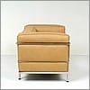 Le Corbusier Style LC3 Feather Relaxed Chair - Driftwood Tan - View 2