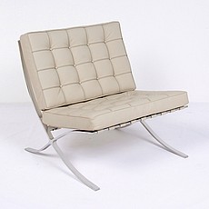 Exhibition Chair - Buff Tan Leather