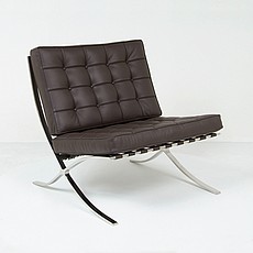 Exhibition Chair - Espresso Brown Leather