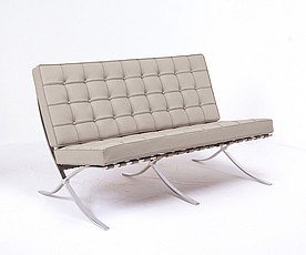 Exhibition Loveseat -  Sandstone Leather
