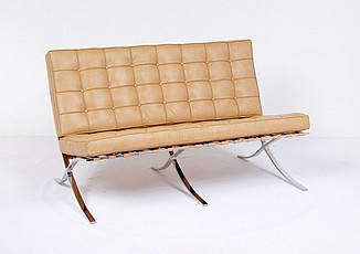 Show product details for Exhibition Loveseat - Driftwood Tan