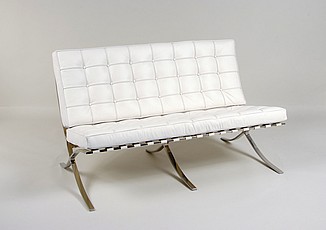Show product details for Web Special: Exhibition Loveseat - Arctic White