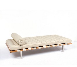 Show product details for Exhibition Daybed - Parchment Leather