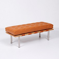 Exhibition Narrow Bench - Golden Tan