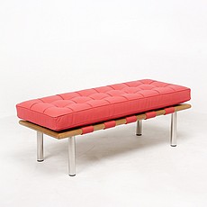 Show product details for Exhibition Narrow Bench - Premium Red
