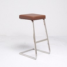 Four Seasons Bar Stool - Cocoa Brown Leather