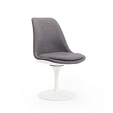 Show product details for Saarinen Style: Tulip Side Chair - Fully Upholstered