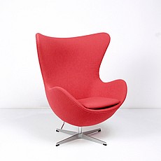 Show product details for Jacobsen Egg Chair - Cayenne Red
