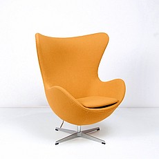 Show product details for Jacobsen Egg Chair - Melon Orange