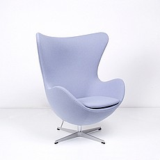 Show product details for Jacobsen Egg Chair - Powder Blue