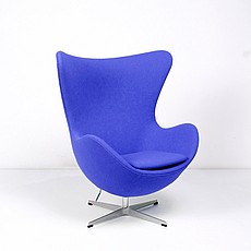 Show product details for Jacobsen Egg Chair - Royal Blue