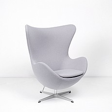 Jacobsen Egg Chair - Silver Gray
