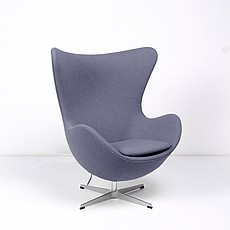 Show product details for Jacobsen Egg Chair - Winter Gray