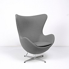 Show product details for Jacobsen Egg Chair - Mica Gray