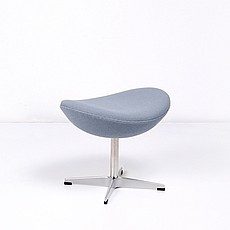 Egg Ottoman - Powder Blue