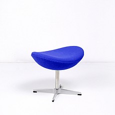 Show product details for Jacobsen Egg Ottoman - Royal Blue