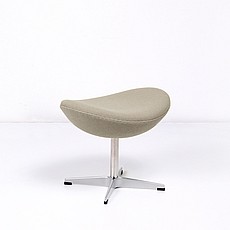 Egg Ottoman - Putty Tan