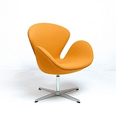 Jacobsen Swan Chair - Melon Orange