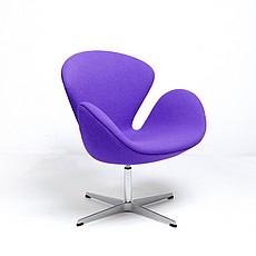 Show product details for Jacobsen Swan Chair - Plum Purple