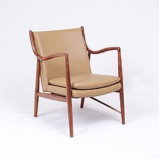 Chair 45 - Driftwood Tan Leather