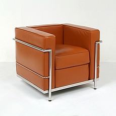 Le Corbusier LC2 Chair in Honey Tan