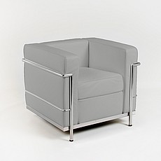 Web Special: Petite Club Chair - Nimbus Gray Leather