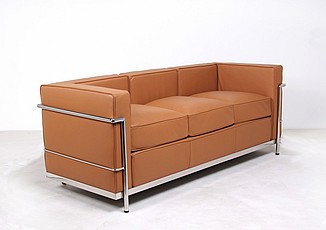 Show product details for Petite Sofa - Autumn Tan  Leather