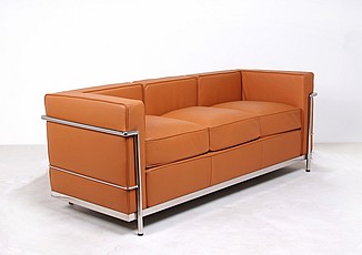 Petite Sofa - Golden Tan Leather