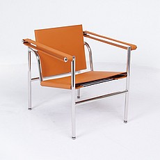 Basculant Chair - Golden Tan Leather