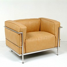 Show product details for Corbusier Style: Grande Feather Relaxed Lounge Chair