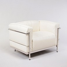Grande Feather Relaxed Lounge Chair - Alpine White