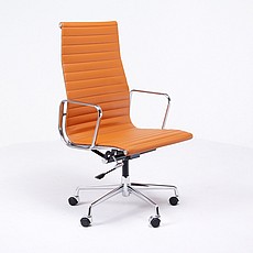Show product details for Charles Eames Style: Thin Pad Office Chair (High Back)