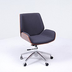 Show product details for Morano Office Task Chair Walnut Veneer Back - Modern Classics