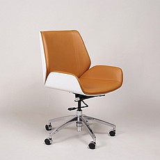 Show product details for Morano Office Task Chair White Back - Modern Classics