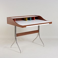 George Nelson Swag Desk - Walnut Finish