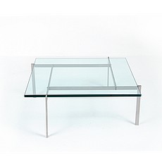 Show product details for Kjaerholm PK61 Table - Brushed Steel