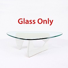 Show product details for Noguchi Style: Free Form Coffee Table - Glass Only