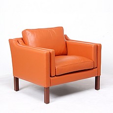 Mogensen Model 2214 Style Chair - Tuscany Brown - Dark Walnut