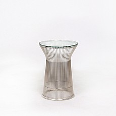 Platner Wire Frame Round Side Table