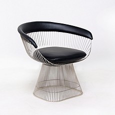 Platner Style: Wire Frame Lounge Chair
